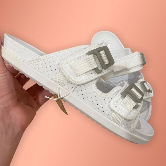 NIB Native Shoes Davis Adult Sandal Slide White M9/W11 - Picture 3 of 12